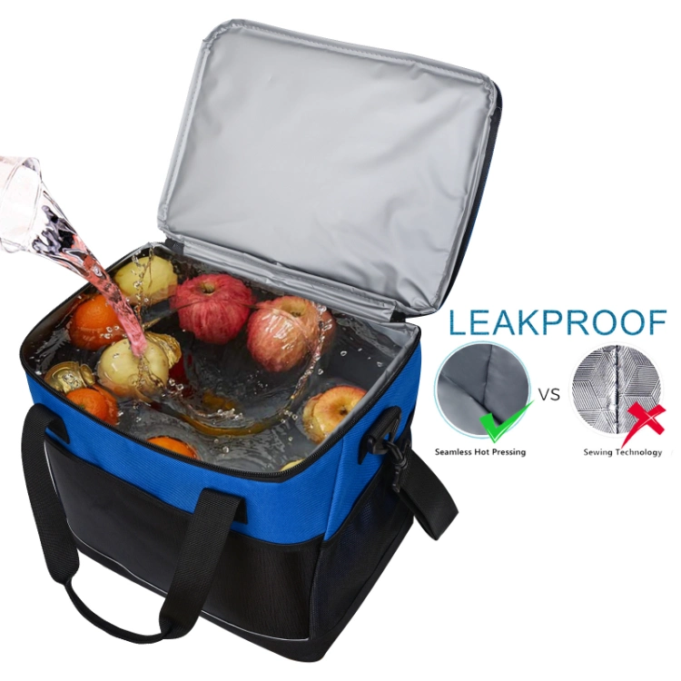 Wholesale Hot Sales 600d Melange Polyester, Portable Tote Custom Cooler Bag Food Cooler Bags Insulated Lunch Bag for Women Men