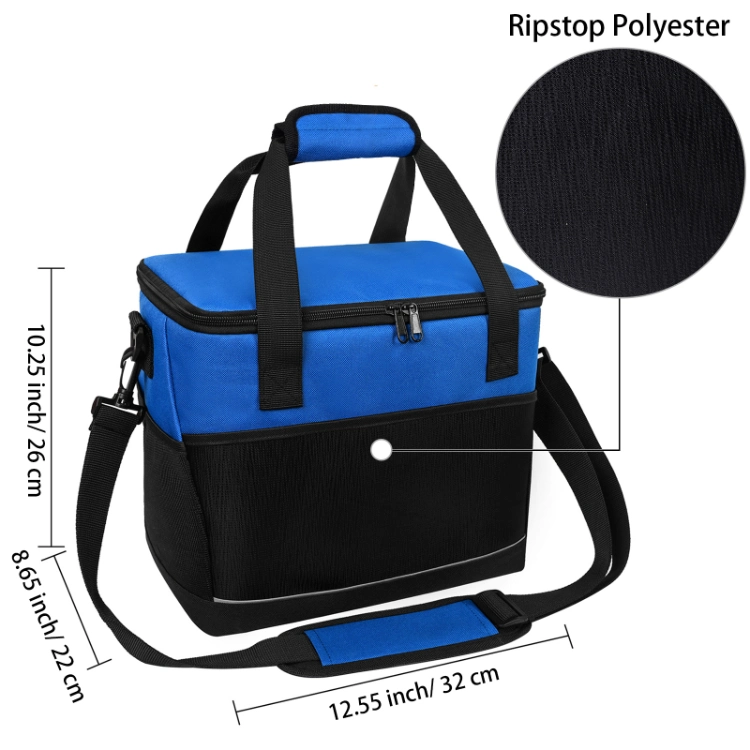 Wholesale Hot Sales 600d Melange Polyester, Portable Tote Custom Cooler Bag Food Cooler Bags Insulated Lunch Bag for Women Men