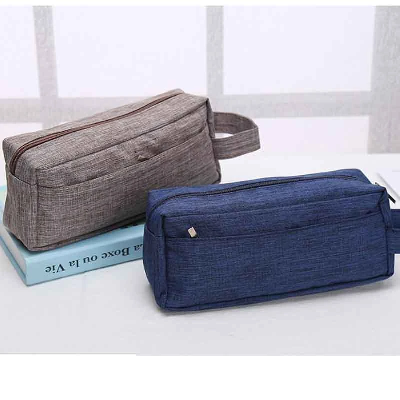 600d Two Tone Factory Directly Made Men&prime;s Shaving Wash Bag Travel Toiletry Made in China for Wholesale