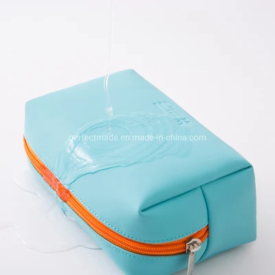 Mini Brush PU Leather Toilet Girls Portable Cosmetic Makeup Bag